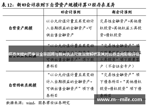 杯赛关键判罚争议全景回顾与裁判执法尺度深度解析及其对比赛走向影响评估
